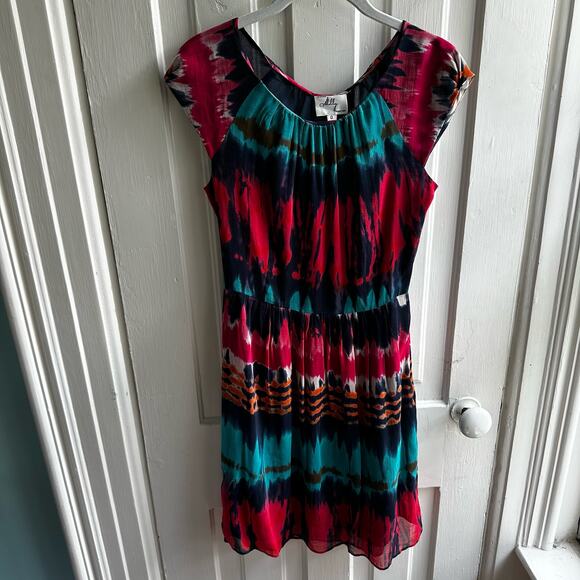 Milly Tye Die Print Mini Dress - Picture 2 of 8